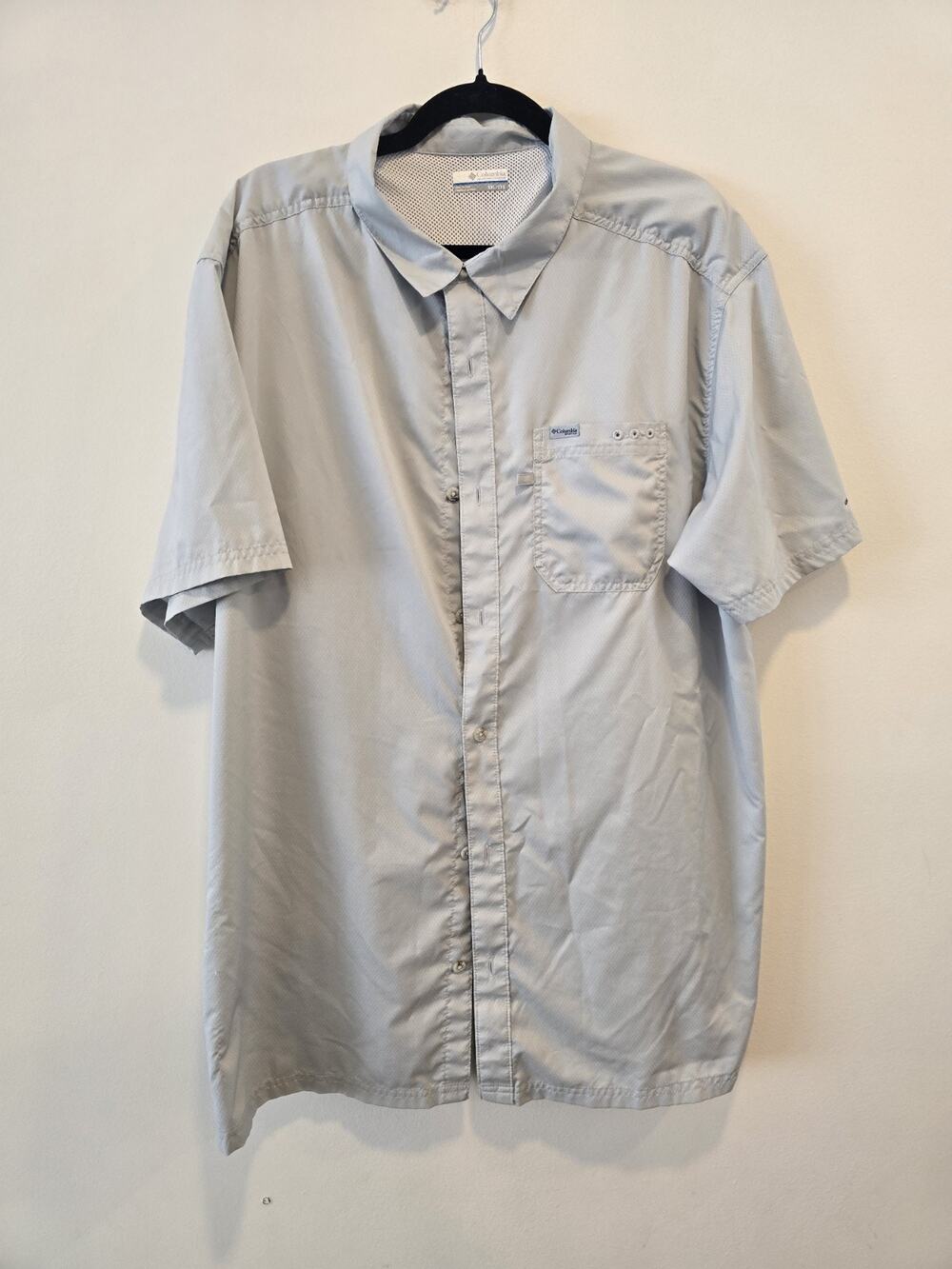 Columbia PFG Shirt Mens 2XL XXL Omni-Shade Vented Fishing Camping Hiking Boating